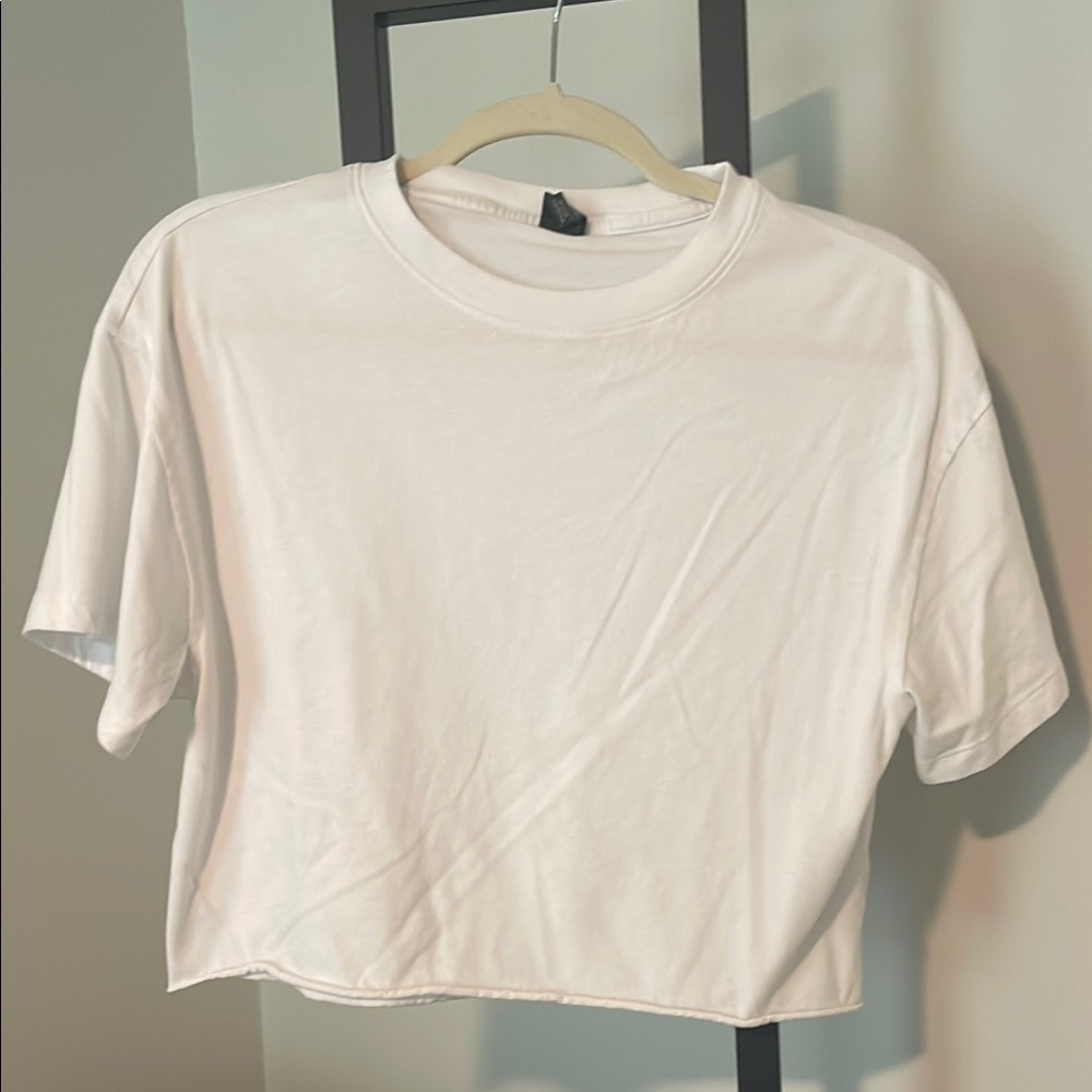 Classic White Crop Top